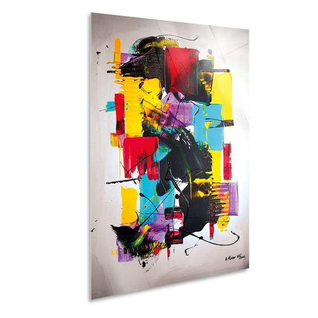 Ivy Bronx - Quadro - Vassily Kandinsky - Accompagnamento Nero - Tela Canvas Telaio Premium Alto Spessore 5 Cm - 70X100 - Pronto Da Appendere - Quadri on Productcaster.