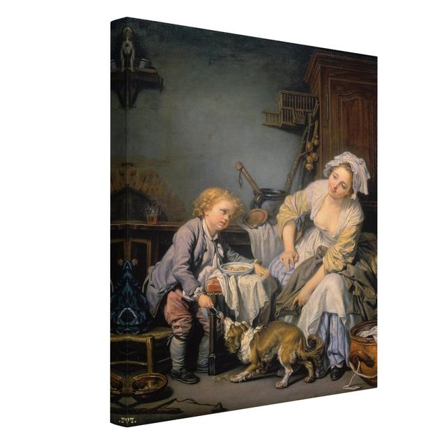 The Pampered Child by Jean Baptiste Greuze - Wrapped Canvas Graphic Art Rosalind Wheeler on Productcaster.