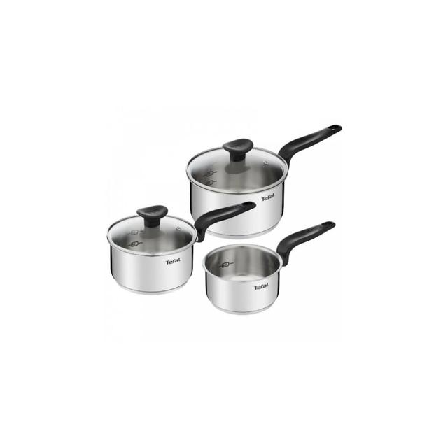 Jamie Oliver 5 - Piece Non-Stick Stainless Steel Cookware Set Tefal on Productcaster.