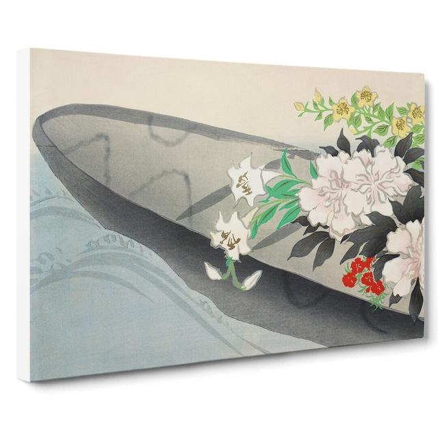 Flower Boat by Kamisaka Sekka - Wrapped Canvas Painting East Urban Home Size: 35cm H x 50cm W x 3cm D on Productcaster.