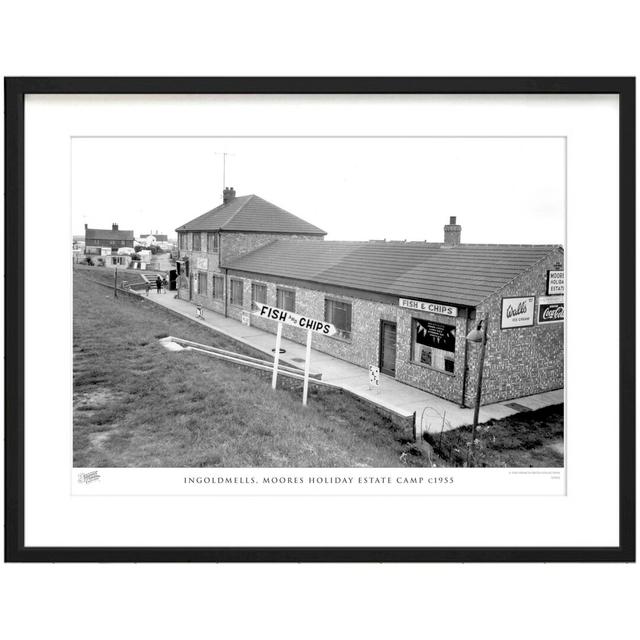 'Ingoldmells, Moores Holiday Estate Camp C1955' - Picture Frame Photograph Print on Paper The Francis Frith Collection Size: 31.5cm H x 38.8cm W x 2.3 on Productcaster.