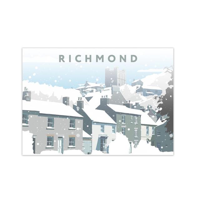 Richmond in Snow by Richard O'Neill - Unframed Graphic Art Print on Paper 17 Stories Size: 42 cm H x 594 cm W on Productcaster.