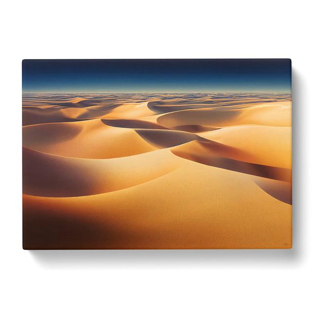 Fancy Desert - Wrapped Canvas Graphic Art Natur Pur Size: 40cm H x 60cm W x 3cm D on Productcaster.