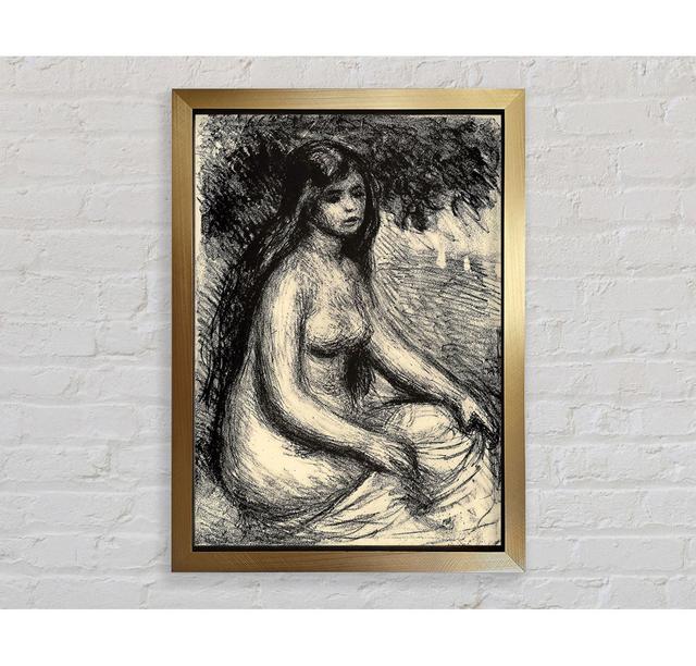 Renoir Bather 3 - Einzelner Bilderrahmen Kunstdrucke Bright Star Größe: 141,4 cm H x 100 cm B x 3,4 cm T on Productcaster.