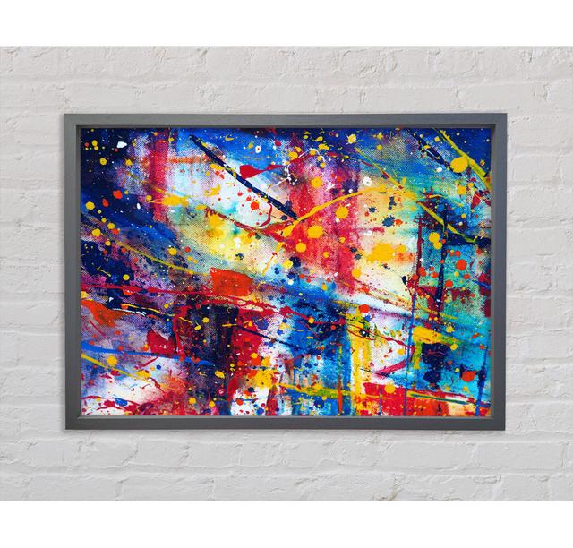 The Splatter Of The Bridge Framed Print Ivy Bronx Size: 84.1cm H x 118.9cm W x 3.3cm D on Productcaster.