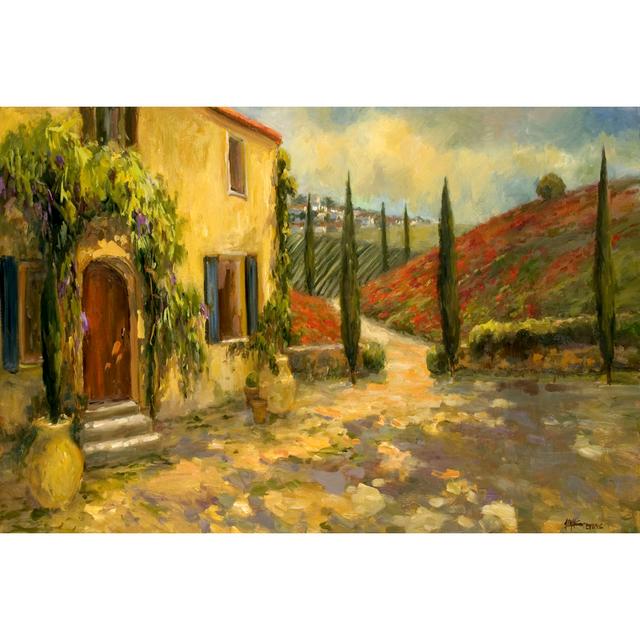 Scenic Italy V - Wrapped Canvas Painting Rosalind Wheeler Size: 81cm H x 122cm W x 3.8cm D on Productcaster.