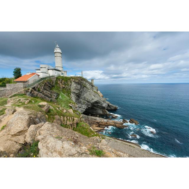 Corrado Cabo Mayor Lighthouse, Santander by JavierGil1000 - Wrapped Canvas Print Breakwater Bay Size: 61cm H x 91cm W x 3.8cm D on Productcaster.