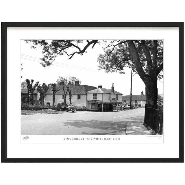 'Stockbridge, the White Hart C1955' by Francis Frith - Picture Frame Photograph Print on Paper The Francis Frith Collection Size: 45cm H x 60cm W x 2. on Productcaster.