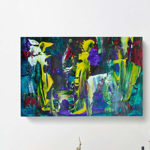 Abstract Art Painting Vol.165 by S.Johnson - Wrapped Canvas Painting Print East Urban Home Size: 60cm H x 91cm W x 3cm D on Productcaster.