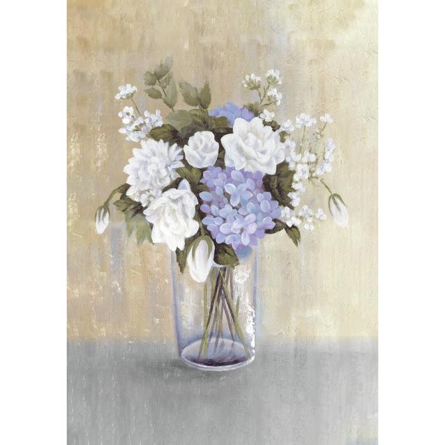 Floral Still Life II - Wrapped Canvas Painting Print Fleur De Lis Living Size: 91cm H x 61cm W x 3.8cm D on Productcaster.