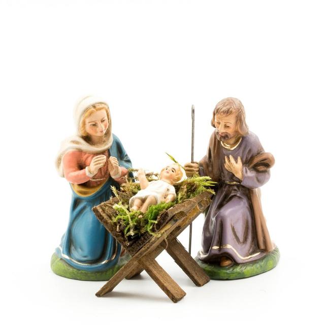 4 Piece Holy Family with Crib Figurine Set The Seasonal Aisle on Productcaster.