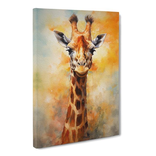 Giraffe Abstract - Art Prints Latitude Vive Size: 60cm H x 40cm W x 3cm D on Productcaster.