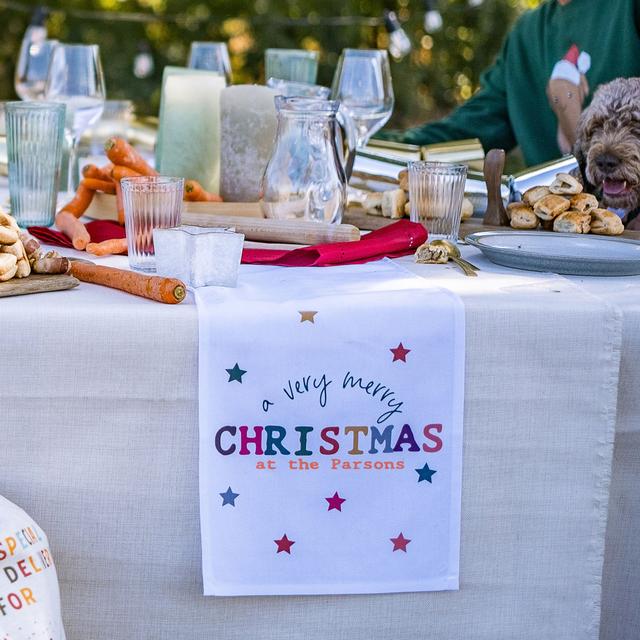 Colourful Christmas Table Runner The Seasonal Aisle on Productcaster.