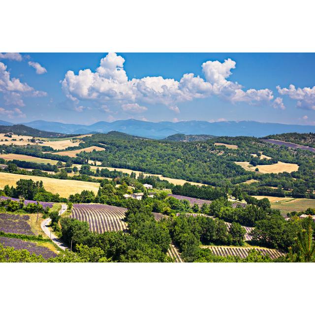 Provence Landscape - Wrapped Canvas Art Prints Alpen Home Size: 81cm H x 122cm W x 3.8cm D on Productcaster.