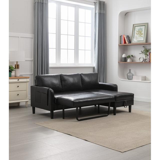 Nahriah Corner Sofa Chaise Bed 17 Stories on Productcaster.