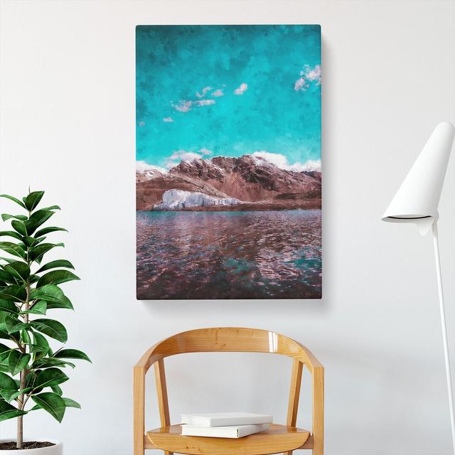 Pastoruri Glacier In Peru Vol.2 - Wrapped Canvas Print East Urban Home Size: 50cm H x 35cm W x 3cm D on Productcaster.