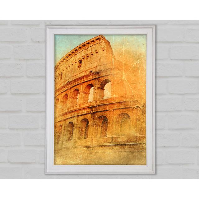 Ancient Colosseum - Single Picture Frame Art Prints Ophelia & Co. Size: 118.9cm H x 84.1cm W x 1.5cm D on Productcaster.