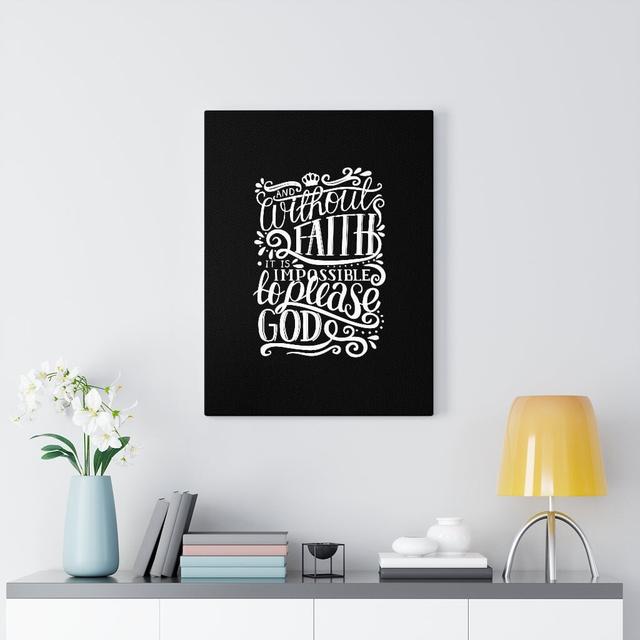 Please God - Wrapped Canvas Typography Blue Elephant Size: 76cm H x 61cm W on Productcaster.