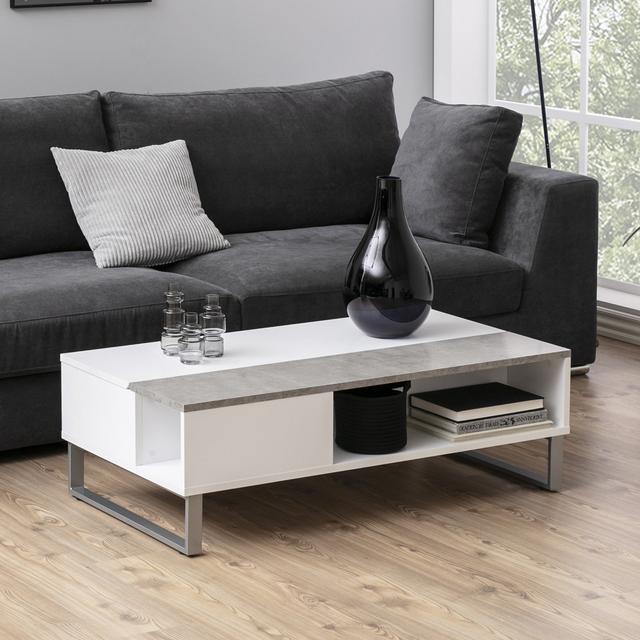 Höhenverstellbarer Couchtisch Aubreonna mit Stauraum Brayden Studio on Productcaster.