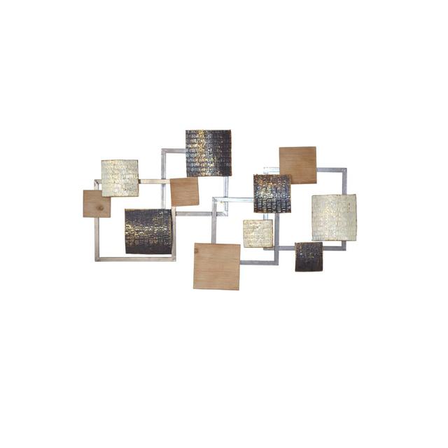 Modern Abstract Wall Decor on Metal Metro Lane on Productcaster.