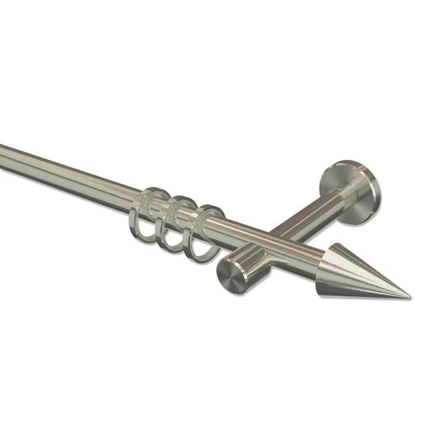 Needville Curtain Pole Set Symple Stuff Size: 5cm H x 480cm W x 11cm D on Productcaster.