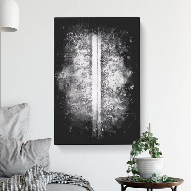 A Forest Road in Sweden - Wrapped Canvas Graphic Art Print East Urban Home Size: 60cm H x 40cm W x 3cm D on Productcaster.