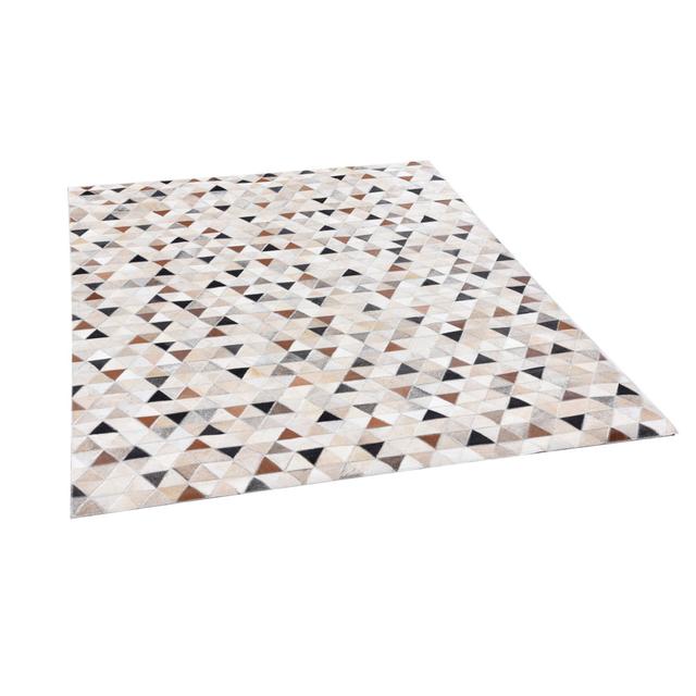 Kobe Geometric Hand Woven Flatweave Area Rug Theko Rug Size: Square 160cm on Productcaster.