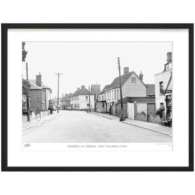 'Thorpe Le Soken, the Village C1955' by Francis Frith - Picture Frame Photograph Print on Paper The Francis Frith Collection Size: 40cm H x 50cm W x 2 on Productcaster.