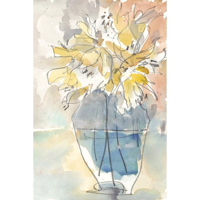 Lilium In Vase I by Samuel Dixon - Wrapped Canvas Painting Rosalind Wheeler Size: 46cm H x 30cm W on Productcaster.