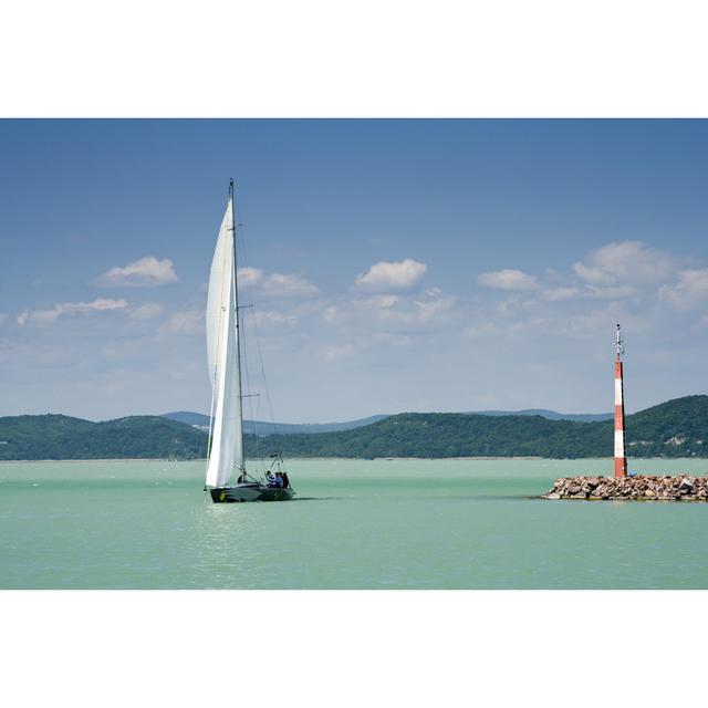 Balaton Lake - Wrapped Canvas Photograph Longshore Tides Size: 30cm H x 46cm W x 3.8cm D on Productcaster.