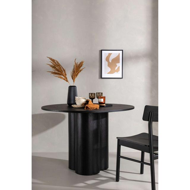 Dining Table Venture Design Colour: Black on Productcaster.