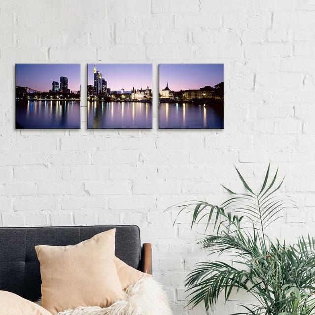 An Evening's Sparkle - No Frame Panoramic Print on Canvas Latitude Run Size: 40.64cm H x 121.92cm W x 1.91cm D on Productcaster.