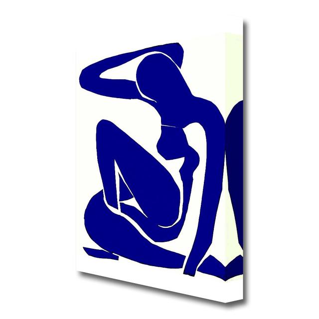 Blue Nude by Henri Matisse - Wrapped Canvas Painting Print East Urban Home Size: 142.2 cm H x 101.6 cm W on Productcaster.