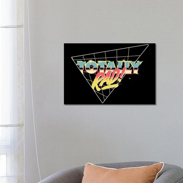 Totally Rad by Mathiole - Print on Canvas Ebern Designs Format: Wrapped Canvas, Size: 45.72cm H x 66.04cm W x 3.81cm D on Productcaster.