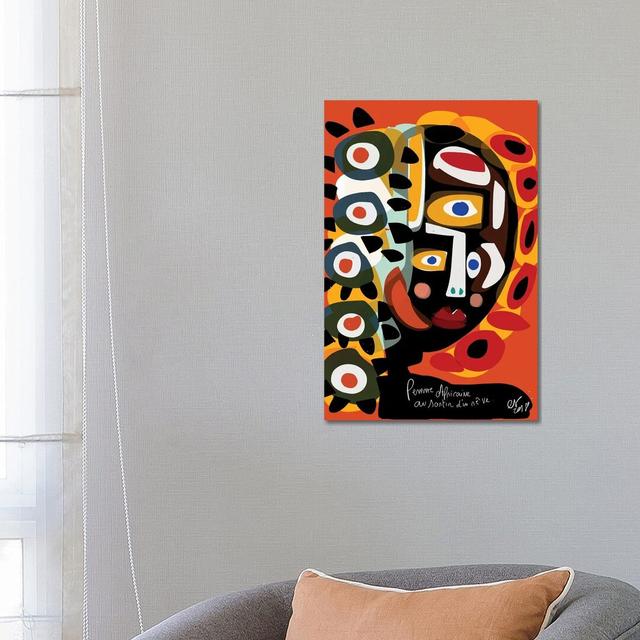 African Woman Is Dreaming by Emmanuel Signorino - Wrapped Canvas Print Rosalind Wheeler Size: 66.04cm H x 45.72cm W x 1.91cm D on Productcaster.