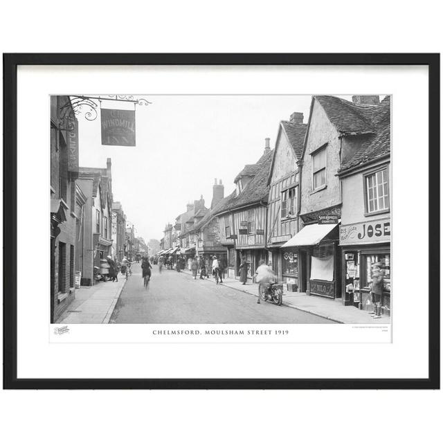 'Chelmsford, Moulsham Street 1919' by Francis Frith - Picture Frame Photograph Print on Paper The Francis Frith Collection Size: 28cm H x 36cm W x 2.3 on Productcaster.