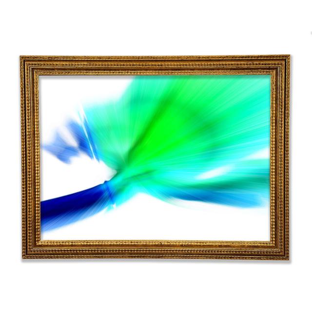 Blue Green Celebration - Print Ivy Bronx Size: 59.1cm H x 84.1cm W x 3cm D on Productcaster.