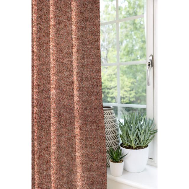 Ayara Mcalister Highlands Eyelet Room Darkening Thermal Curtains (Set of 2) 17 Stories Colour: Terracotta, Panel Size: 228 W cm x 137 D cm on Productcaster.