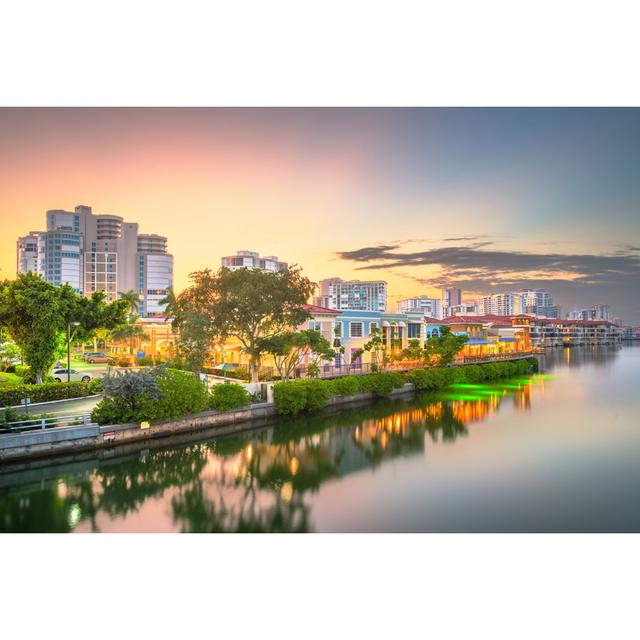 Naples, Florida, Usa Skylinee by Sean Pavone - Wrapped Canvas Print Latitude Run Size: 20cm H x 30cm W on Productcaster.