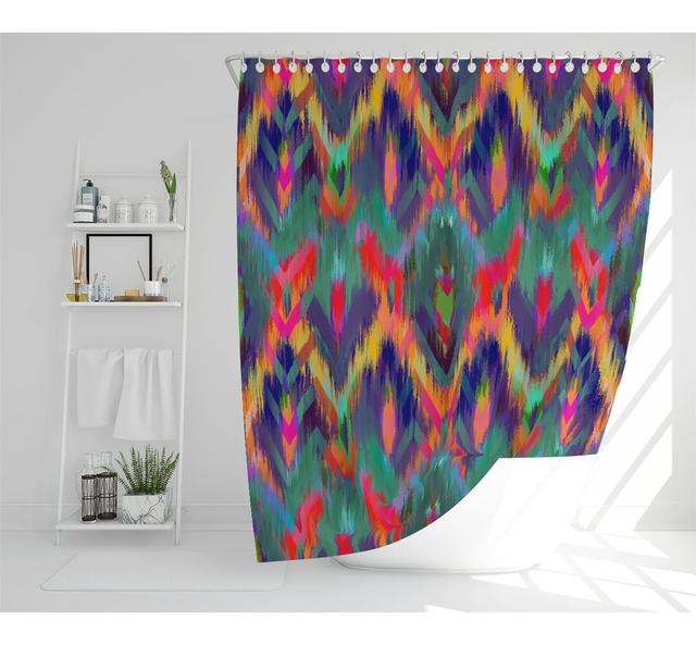 Brosley Polyester Shower Curtain Set Bloomsbury Market on Productcaster.