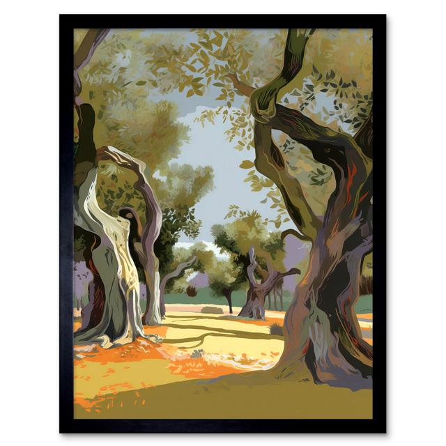 Masuda Mediterranean Landscape Of An Olive Tree Grove - Print Marlow Home Co. on Productcaster.