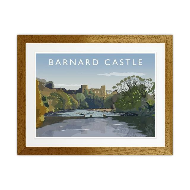 Barnard Castle 2 by Richard O'Neill - Graphic Art Corrigan Studio Size: 43.5cm H x 53.5cm W x 3cm D, Format: Brown Framed on Productcaster.