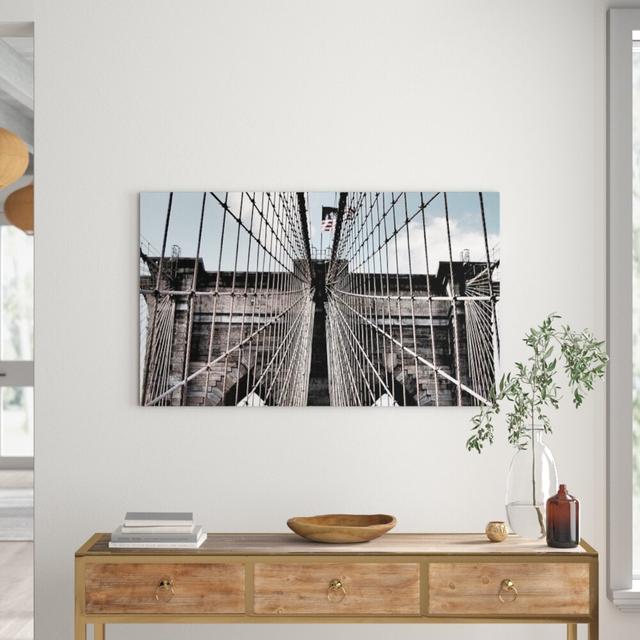 'Brooklyn Bridge' Photographic Print East Urban Home on Productcaster.