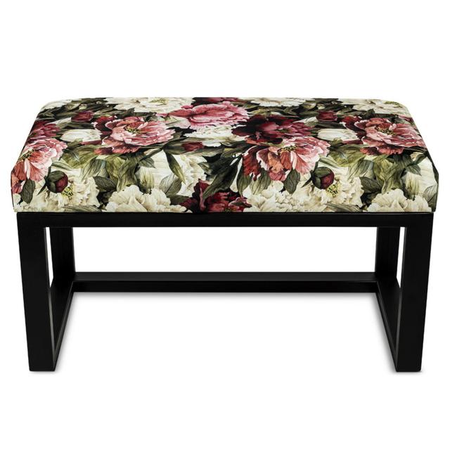 Timaios Velvet Upholstered Bench Rosalind Wheeler Size: H50 x W100 x D40cm on Productcaster.