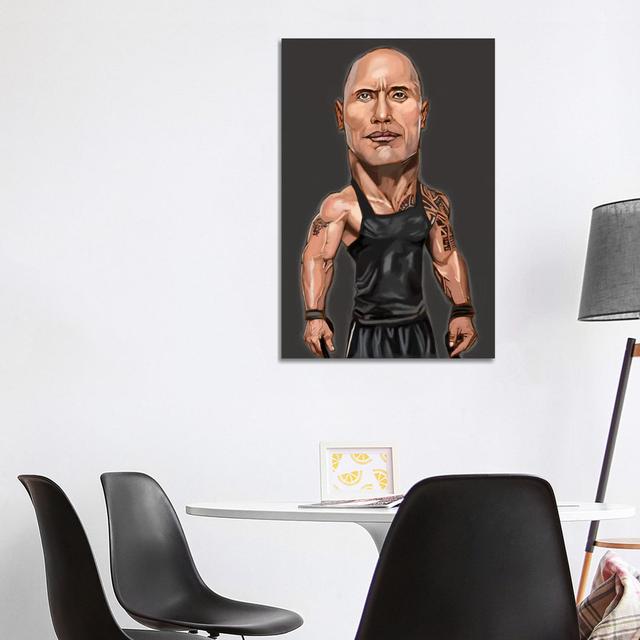 The Rock by Evan Williams - Wrapped Canvas Art Prints Rosalind Wheeler Size: 101.6cm H x 66.04cm W x 1.91cm D on Productcaster.