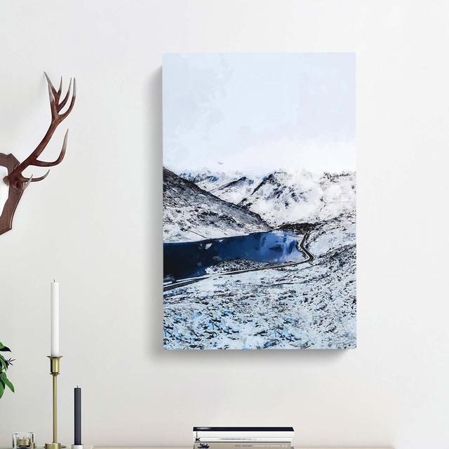 Tryfan Mountain in Snowdonia Wales - Wrapped Canvas Graphic Art Print East Urban Home Size: 91cm H x 60cm W x 3cm D on Productcaster.