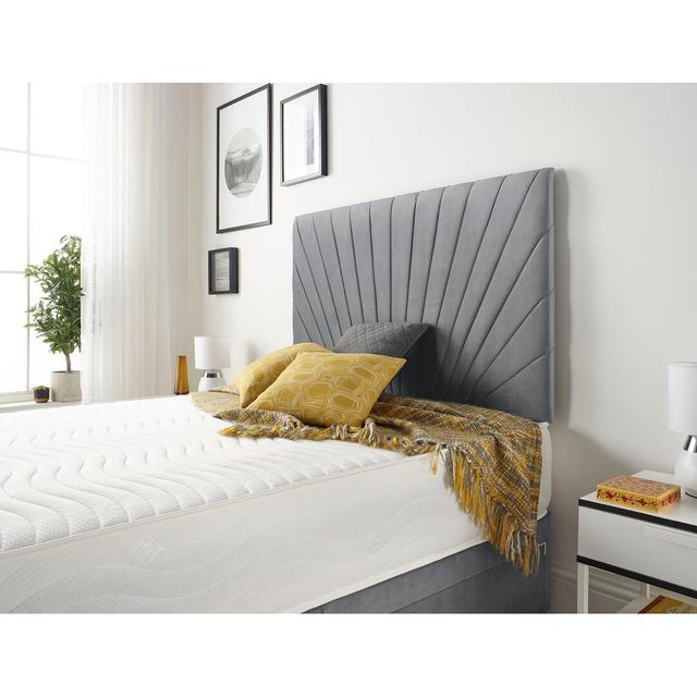 Sealcove Platinum Plush Divan Bed Fairmont Park Colour: Charcoal, Size: Kingsize (5'), Storage Type: No Drawer on Productcaster.