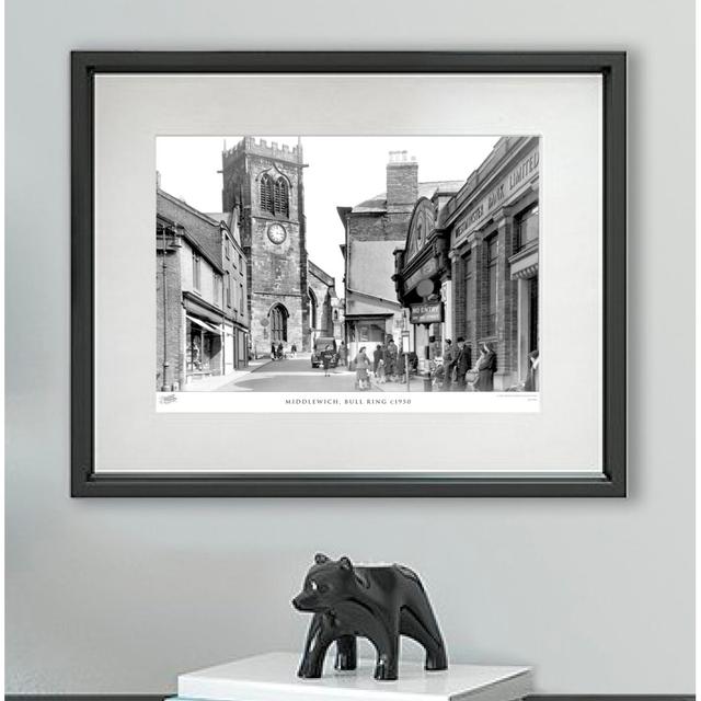 'Middlewich, Bull Ring C1950' - Picture Frame Photograph Print on Paper The Francis Frith Collection Size: 45cm H x 60cm W x 2.3cm D on Productcaster.