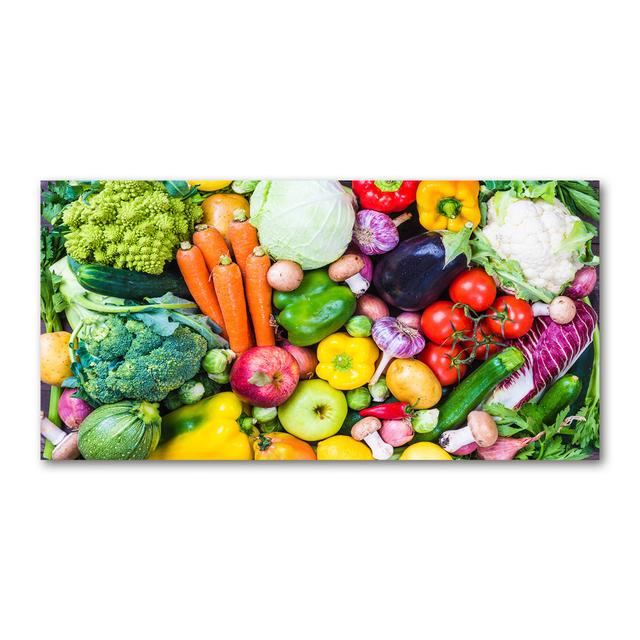 Colourful Vegetables - Wrapped Canvas Art Prints Brayden Studio on Productcaster.