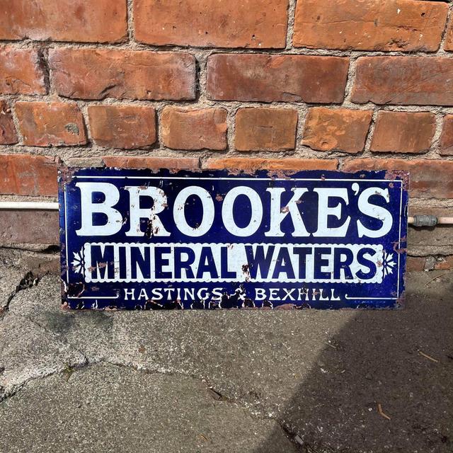 Kaleena Brookes Mineral Water - Metal Sign East Urban Home Size: 15cm H x 20cm W on Productcaster.